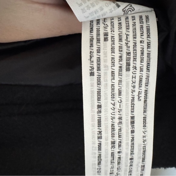 Abercrombie & Fitch | Wool-Blend Utility Shirt Jacket | Black | Size L | NWOT - Picture 3 of 4